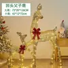Decoração de Natal Boneco de Neve Rena de Natal Brilhante Cenário para Shopping Center Lobby de Hotel Enfeites Decorativos Grandes de Natal