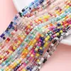 Corte de Vidrio Chapado en Color Multicolor Mezclado Cuadrado Cuentas Pulsera de Cuentas Hecha a Mano Diy Accesorios de Joyería