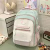 Mochilas para Estudiantes de Secundaria Femeninas 2025 Nueva Alta Apariencia Estudiantes de Preparatoria y Universidad Estilo Chica del Bosque Gran Capacidad Mochila Estilo Preppy