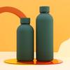 Mini termo de acero inoxidable de alto valor de color para mujer, de gran capacidad para estudiantes, de boca pequeña, botella de agua deportiva, termo portátil para exteriores