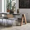 Muebles de Sofá para Exterior Patio Villa Jardín Aire Libre Taipéi Europa Impermeable Rattan para Exterior Balcón Mesa y Silla Mesa de Centro Pequeña