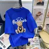 Camiseta Negra de Manga Corta para Mujer Primavera y Verano 2024 Nuevo Estilo Americano Retro Nicho Sentido del Diseño Todo Fósforo Top de Media Manga Ins Trendy