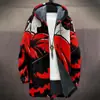 Cardigan con capucha y cremallera suelta para hombre, chaqueta de algodón, 3D digital, sin riesgos, nuevo, independiente de Temu, para hacer tú mismo con imágenes
