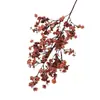 Tecido de Seda Galho Alto Decoração de Casa Enfeites de Flores Artificiais Sala de Chá Floral Chinês Adereços Simples de Arranjo de Flores Decoração de Casamento de Flores Artificiais