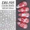Pegatinas Lindas y Adorables de Gato Negro para Uñas Planas Adhesivas Estilo Graffiti Gatito Pegatinas para Uñas DIY Decoraciones Dh595