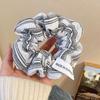 Dulce Liga para el Cabello Scrunchie para Mujeres, Satén de Alta Gama Estilo Coreano Versátil Cuerda para el Cabello, Suave Encaje Lunares Accesorio para el Cabello, Pañuelo Cuadrado para la Cabeza