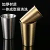 Tazas de Acero Inoxidable 304 al por Mayor, Vasos para Cerveza, Vasos de una Sola Capa con Borde Enrollado, Vasos Comerciales de Grado Alimenticio para Jugos, Vasos para Bebidas Frías