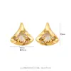 Pendientes de Plata de Ley 925, Pendientes Florales de Moda, Diseño Dinámico Estilo Falda, Lujo Ligero para Mujer, Estilo de Alta Gama Otoño e Invierno, Pendientes Personalizados al por Mayor