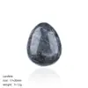 Ovo Pequeno em Forma de Ovo de Cristal Natural Transfronteiriço Páscoa Ágata Pássaro Esculpido Ovo de Pássaro Forma de Pedra Bruta Ornamento de Mão Ovo de Jade