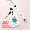 Estuche Deslizante para Tarjetas de ABS Estudiante Pecho Tarjeta de Acceso Tarjeta de Comida Bolsa Anti-pérdida Colgante del Cuello Estuche de Identificación Cubierta Protectora Hombres y Mujeres en stock