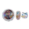 Accesorios para Uñas con Diseño de Estrella de Dopamina 2026 Nuevos Coloridos Estrella de Cinco Puntas Corazón Calado Pegatinas para Uñas Decoraciones Venta al por Mayor