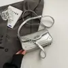 Bolso Cruzado de Textura de Alta Calidad para Mujer 2024 Nuevo Trendy Nicho de Moda Bolso de Cadena de Rostro Brillante Combinable Bolso Cuadrado Pequeño de Hombro