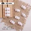 Cadena de Caramelos Cuadrados de Colores para Teléfono Móvil, Joyería, Pulsera, Hecho a Mano, Cuentas DIY, Bolsa de Cuentas Sueltas, Collar Colgante, Accesorios de Joyería para el Cabello