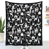 Manta para colorear de Halloween, manta colorida hecha a mano DIY, exclusiva hecha a mano transfronteriza