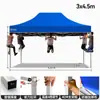 Toldo Protector Solar para Exteriores, Carpa Plegable, Sombrilla Grande de Cuatro Esquinas Engrosada y Reforzada, Carpa de Exposición para Montaje de Puesto, Impresión Personalizada con Publicidad