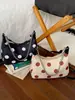 Bolso de Mano de Lona Casual Vintage Nuevo 2026, Bolso Cruzado de Hombro de Lunares a la Moda, Bolso de Gran Capacidad para el Trabajo