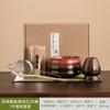 Juego de Batidor de Matcha Japonés Torneado en Horno Regalo para Amantes del Matcha Juego de Té de Siete Piezas para Preparar Latte de Desayuno