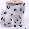 Patrón de Corazón de Melocotón de Puntos Flor de Ciruelo Mariposa Flocado Cinta de Nieve Cinta de Hilo de Nieve Accesorios para el Cabello Empaque de Flores Flor para Zapatos Cinta para Sombrero de Paja