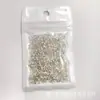Venta al por mayor de fábrica cuentas de arroz de vidrio de 2 mm cuentas de tubo plateado pulsera DIY hecha a mano collar accesorios para el cabello accesorios de joyería