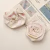 Estilo Pastoral Fresco y Elegante Tela Manchada Degradado Rosa DIY Accesorios para el Cabello Hechos a Mano Ramillete Accesorios para Ropa
