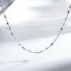 Corrente de Fada em Prata Esterlina S925 Banhada a Ouro 24K com Contas Colar Bolha Versátil High-End Estilo Ins Colar Simples
