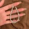 Pulseira Popular de Pérolas Dupla Camada Estilo Francês Retrô do Xiaohongshu, Pulseira de Luxo Leve e Pequena Fragrância de Alta Qualidade, Dropshipping de Uma Peça