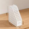 ZT3255 Caixa de Armazenamento de Arquivos de Mesa Escritório Plástico Grande Capacidade Mesa de Dormitório Porta-Lápis Estacionário Estante para Livros
