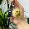 Colgante con Logo de Coche Dorado Personalización de LOGO Oro Puro 999 Llavero de Cuero Regalo para Dueño de Coche Tráfico Conducción Colgante Venta al por Mayor
