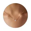 Amazon Cross-Border Colar Folha Nova Corrente de Clavícula de Cobre Moda Minimalista Inteligente Versátil Acessórios para o Dia a Dia para Mulheres