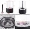 Chimenea de Alcohol de Venta Caliente Transfronteriza Decoración de Interiores Chimenea de Escritorio Portátil al Aire Libre Estufa Redonda de Alcohol Venta al por Mayor de Fábrica