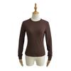Vestido de manga larga Pure Wind Mist 2024Camiseta Plisado Falda larga de vuelo grande Top adelgazante Traje flexible con sentido Otoño de mujer