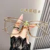 Nuevas Gafas de Montura Negra Cuadrada de Moda para Hombre Sin Graduación Adelgazantes de Montura Grande para Mujer Modernas Antiluz Azul Gafas Sin Graduación