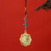 Colgante Giratorio Mantra de Seis Caracteres de los Ocho Tesoros, Fabricante Original de Joyería de Xizang, Amuleto Zizai de los Nueve Palacios Ocho Trigramas Diez Símbolos