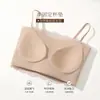 Camisola de Encaje Francés Jiandaniao para Mujer con Copas, Hermoso Top Tubo con Espalda Descubierta Ropa Interior, Nuevo Modelo 2026, Capa Base de Verano