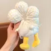 Mickey Bunda Bolinhas Flor Esponja Elástico de Cabelo Saia Feminina Faixa de Cabeça Elástico de Cabelo Corda de Cabelo Divertida Fofa Acessório de Cabeça