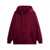 Logo personalizado, exportación transfronteriza europea y americana, sudadera con capucha de estilo japonés minimalista para otoño/invierno de corte holgado, sudadera retro americana con forro polar para hombre