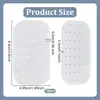 Suporte de Exibição de Brincos Portátil de Acrílico, Suporte Vertical Simples para Exibição de Brincos, Adereços de Exibição de Joias