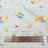 Tecido de Algodão Puro Estampado com Desenhos de Animais Digitais Algodão Puro Popeline Fio 40 Tecido para Roupas Infantis de Primavera e Verão Roupas Femininas