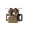 Hebilla de Puerta de Cuentas Armario Gabinete Puerta Mosquitera Accesorios Puerta de Madera Resorte Muebles Escotilla Cierre Clip Tipo Tarjeta Puerta de Gabinete Succión Puerta Escotilla Hebilla