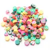 AliExpress Novo Pulseira de Argila Macia Infantil Feita à Mão diy Acessórios de Joias Sorriso Fruta Flor Fruta Atacado