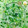 Cuentas Mixtas, Cuentas Sueltas de Vidrio, Cuentas de Arroz, Cuentas de Vidrio Semiacabadas Hechas a Mano para DIY, Accesorios para Joyería Mixtos de 8-10 mm
