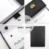 Caderno A5 Transfronteiriço com Linhas Picotadas, Estilo Botão, Caderno Liso, Caderno Pontilhado, Planejador Diário em Inglês