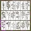 Plantilla Popular de Flores Silvestres de Amazon para Impresión DIY y Diseño de Letreros para Puertas de Arte de Pared