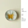 Taza de maestro de cerámica hecha a mano de alta gama estilo Ru de Miyian, diseño creativo de mariposa y gato, taza de té grande con esmalte craquelado, adecuada para uso personal