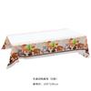 Mantel individual desechable impermeable con dibujos de animales de colores para fiestas de cumpleaños de Amazon.