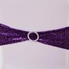 Encosto elástico para cadeira, flor, lantejoulas, laço para cadeira, hotel, casamento, suprimentos para casamento, capa para cadeira, tiras decorativas de lantejoulas