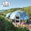 Xinjiang 6 m casa de vidro esférica barraca de camping de alta qualidade ao ar livre hotel protetor UV protetor de neve sala de sol de vidro