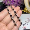 Pulseira de safira natural, prata 925, incrustada, cor, tesouro, joia, presente