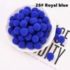 2/2.5CM color alta elasticidad pequeña bola de pelo diy niños creativo hecho a mano bola de pelo joyería dolor bolsa material