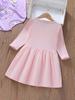 Vestido Infantil Outono 2026 Estilo Roupas Infantis Kuromi Vestido Estiloso My Melody Vestido Infantil de Algodão Manga Longa